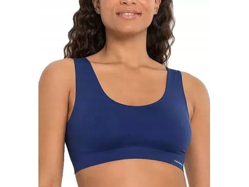 B.P.C 2-pak biustonoszy bezszwowych Feel Comfort granatowych r.L