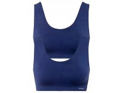 B.P.C 2-pak biustonoszy bezszwowych Feel Comfort granatowych r.L