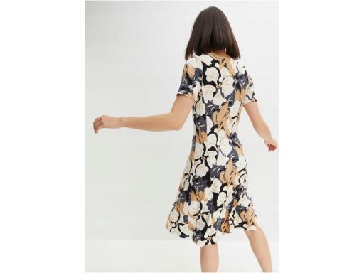 B.P.C sukienka z dżerseju w kwiaty ^36/38