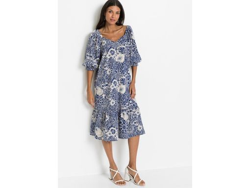 B.P.C sukienka midi we wzory damska r.36