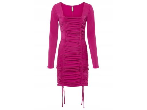 B.P.C sukienka różowa z marszczeniami 36/38.