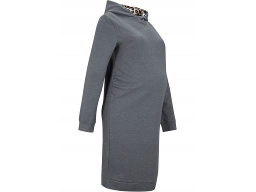 B.P.C sukienka ciążowa grafitowa dresowa 40/42.