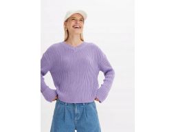 B.P.C fioletowy sweter prążkowany r.52/54