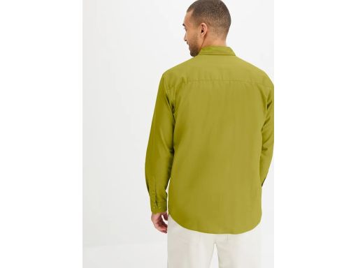 B.P.C męska koszula zielona długi rękaw r.49/50