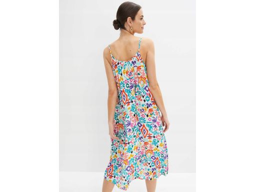 B.P.C sukienka midi na ramiączka z wiskozy 44.