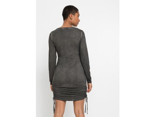 B.P.C szara sukienka z marszczeniami 40/42.