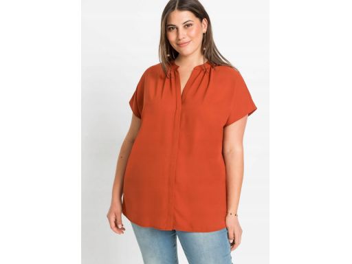 B.P.C bluzka koszulowa ruda krótki rękaw 44.