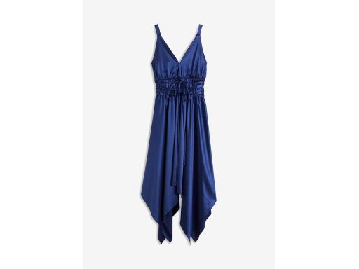 B.P.C sukienka midi satynowa asymetryczna 40/42.