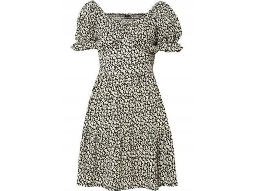 Sukienka z nadrukiem krepowana 48/50.