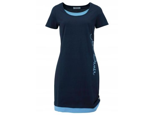 B.P.C granatowa sukienka shirtowa 2w1 40/42.