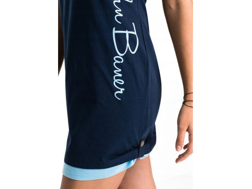 B.P.C granatowa sukienka shirtowa 2w1 40/42.