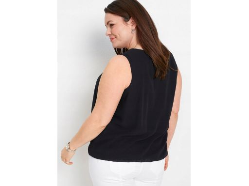 B.P.C szyfonowa bluzka top czarna 38.