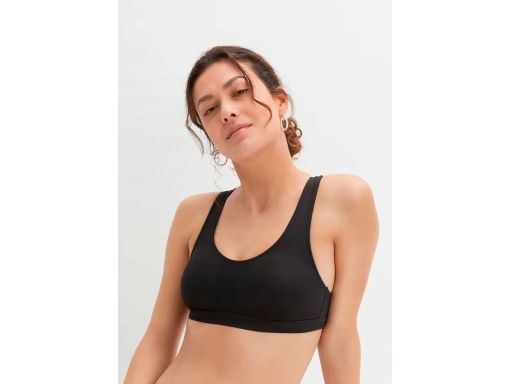 B.P.C biustonosz braletka czarny z koronką 38.