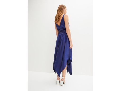 B.P.C sukienka midi satynowa asymetryczna r.44/46