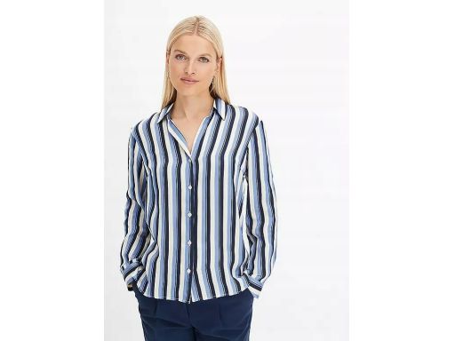 B.P.C bluzka koszulowa w paski satynowa r.52