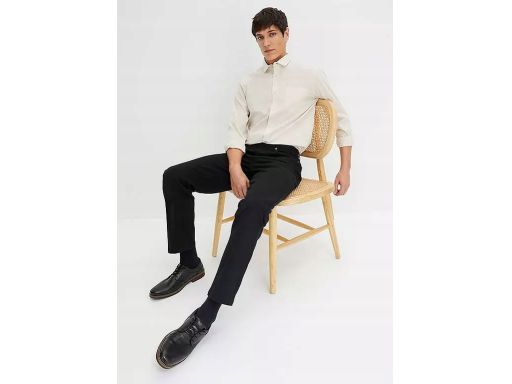 B.P.C męska koszula bawełniana beżowa ^45/46