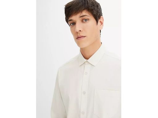 B.P.C męska koszula bawełniana beżowa ^45/46