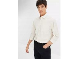 B.P.C męska koszula bawełniana beżowa ^45/46