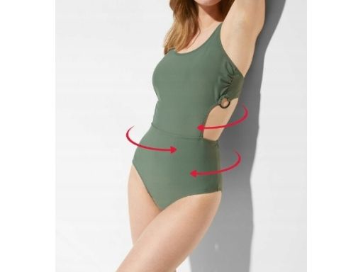 B.P.C monokini oliwkowe r.38