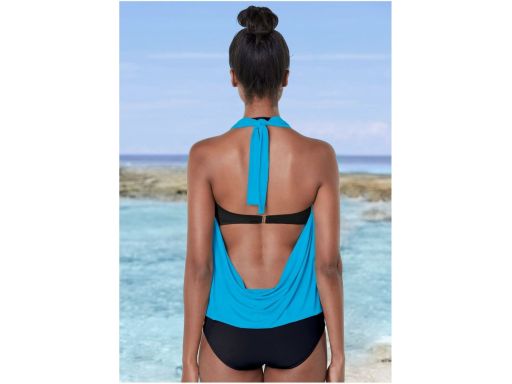 B.P.C tankini 3-elementowe pomarańczowe opaska figi top ^40