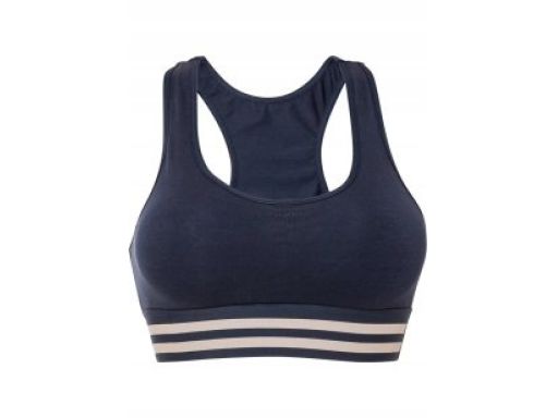 B.P.C biustonosz sportowy bustier bokserka granatowy 36/38