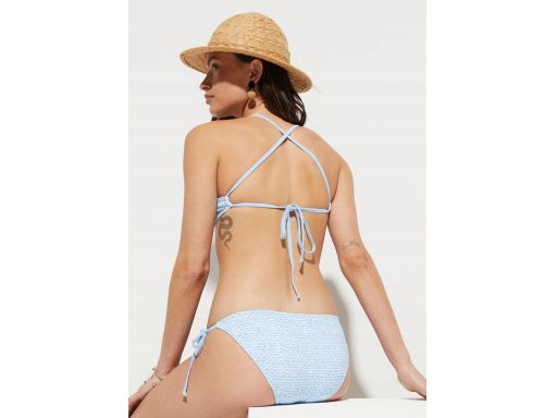 B.P.C. wiązane bikini biało-niebieskie ^40