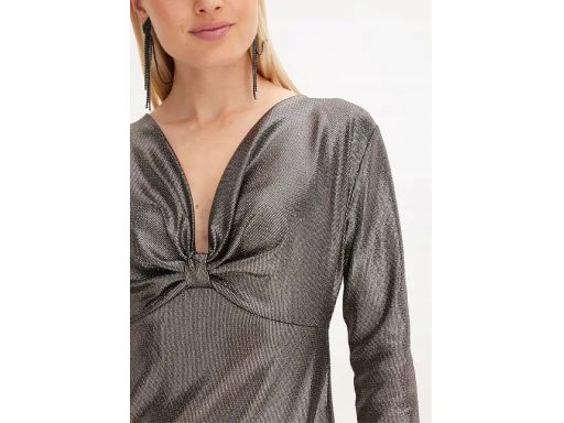 B.P.C sukienka modna midi szampańska r.48/50