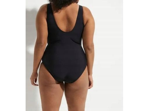 B.P.C kostium jednoczęściowy czarny w białe groszki 42.