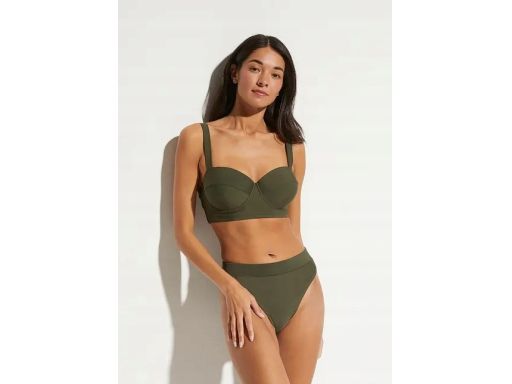 B.P.C bikini modne ciemna oliwka 42 80E