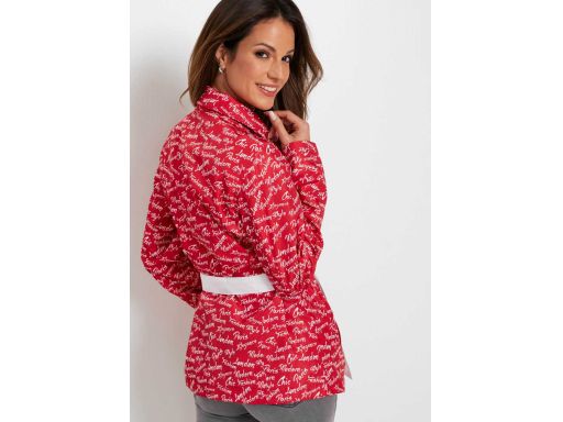 B.P.C cienka damska kurtka z napisami 38.