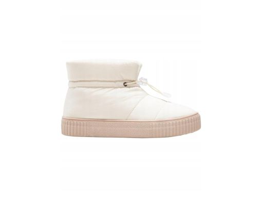 B.P.C wygodne botki do kostki beżowe ^39