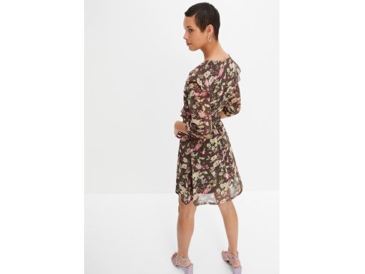 B.P.C sukienka z siateczki w kwiaty 36/38.