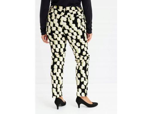 B.P.C spodnie damskie ze stretchem we wzory ^52