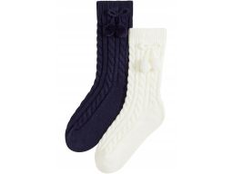 B.P.C. 2-pak skarpety grube ocieplane dzianinowe 35/38.