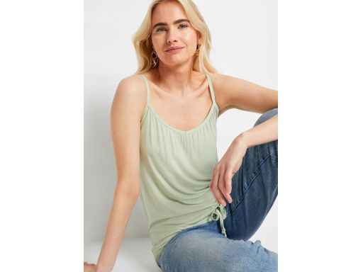 B.P.C top miętowy na ramiączka 36/38.