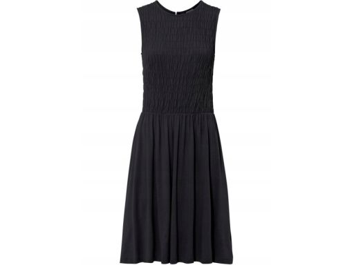 B.P.C czarna sukienka marszczenia r.40/42