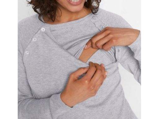 B.P.C sweter do karmienia piersią szary ^48/50