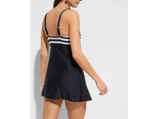 B.P.C top tankini czarno-białe w paski r.40