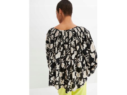 B.P.C bluzka rozkloszowana we wzory r.38