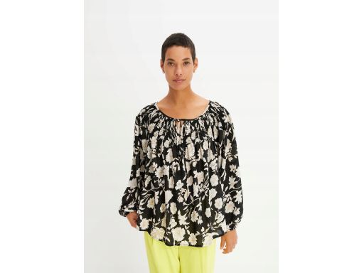 B.P.C bluzka rozkloszowana we wzory r.38