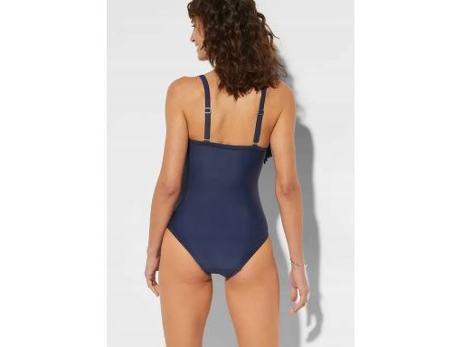 B.P.C kostium jednoczęściowy granatowy z frędzlami 52.