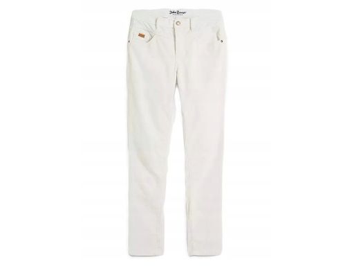 B.P.C spodnie damskie sztruksowe śmietankowe 40.