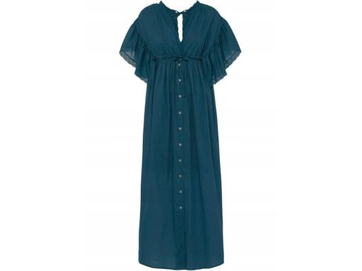 B.P.C sukienka morska z koronką długa r.40