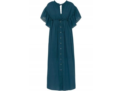 B.P.C sukienka morska z koronką długa r.40