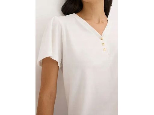 B.P.C bluzka śmietankowa ze złotymi guziczkami r.36/38