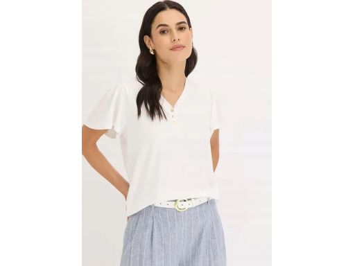 B.P.C bluzka śmietankowa ze złotymi guziczkami r.36/38