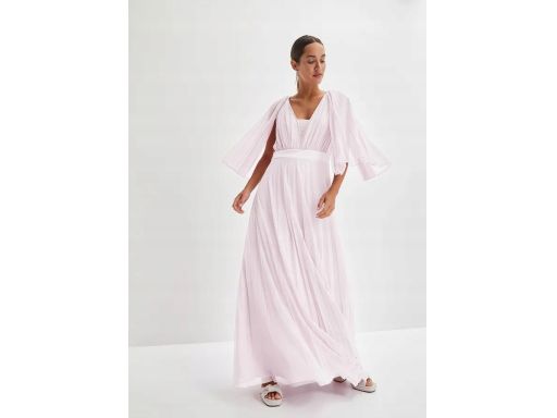 B.P.C sukienka różowa tiulowa plisowana 38.