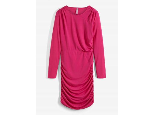 B.P.C sukienka różowa marszczona ^48/50