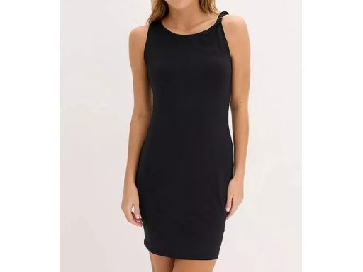 B.P.C czarna sukienka mini modna r.40/42