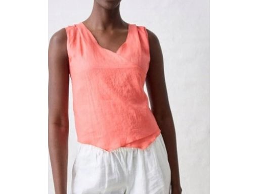 B.P.C top lniany pomarańczowy ^42